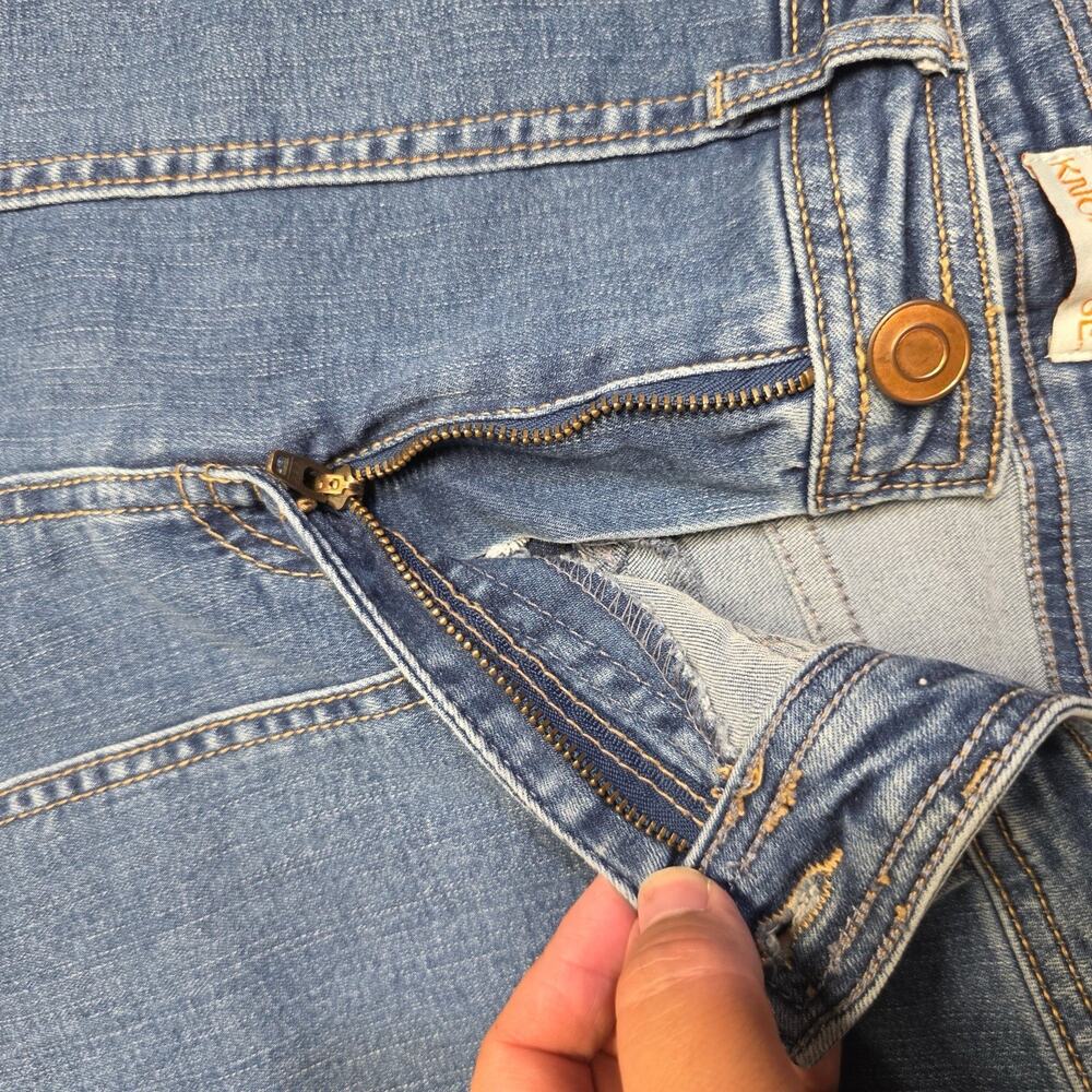 Boho 70s Style Knox Rose Women's Flare Jeans Size 6 Medium Wash Denim - Picture 5 of 12